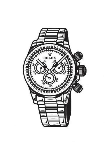 kleurplaat rolex